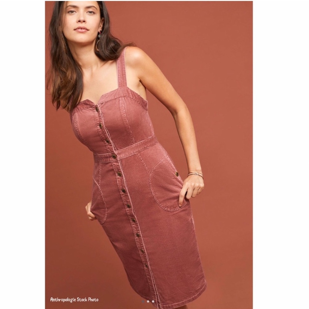 Anthropologie corduroy dress